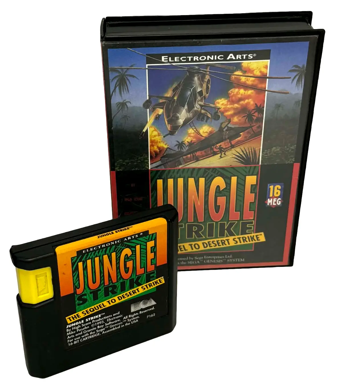 Jungle Strike The Sequel To Desert Strike Sega Mega Drive *No Manual* (Preowned) 1