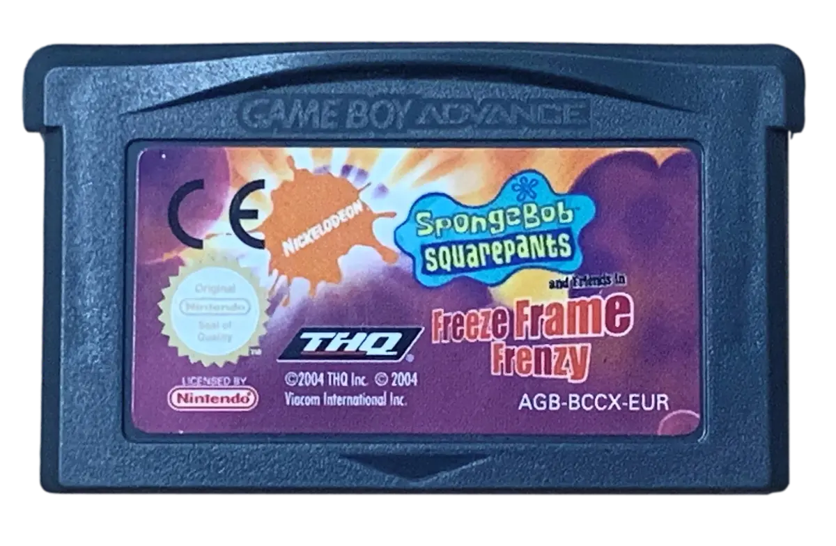Spongebob Freeze Frame Frenzy Nintendo Gameboy Advance (Cartridge Only) (Pre-Owned) 1