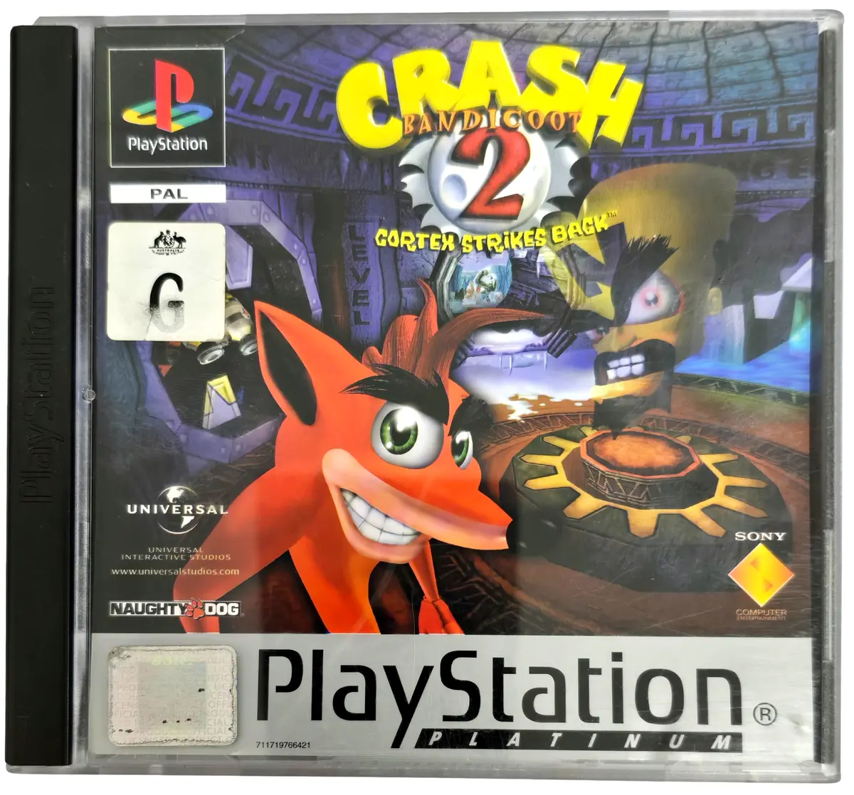 Crash Bandicoot 2 Cortex Strikes Back (Platinum) Ps1 Ps2 Ps3 Pal *Complete* #2 (Preowned) 1