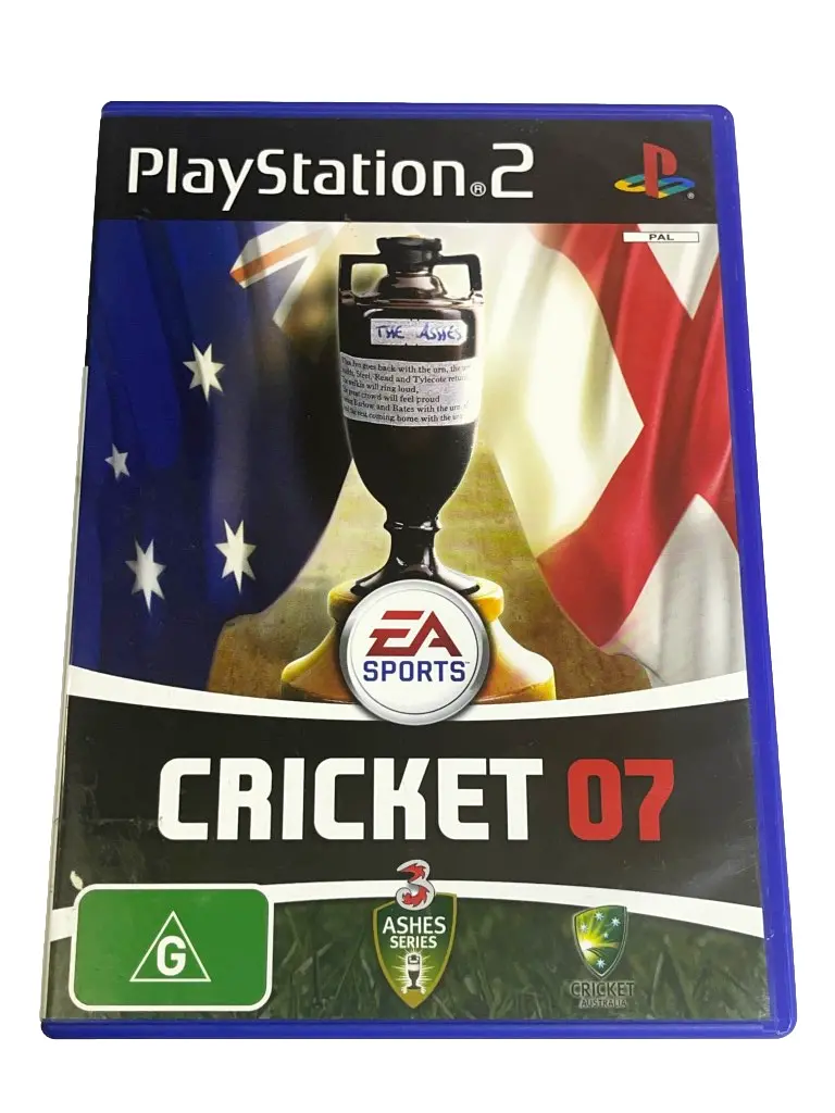 Ea Sports Cricket 07 Ashes Ps2 Pal *Complete* Playstation 2 1