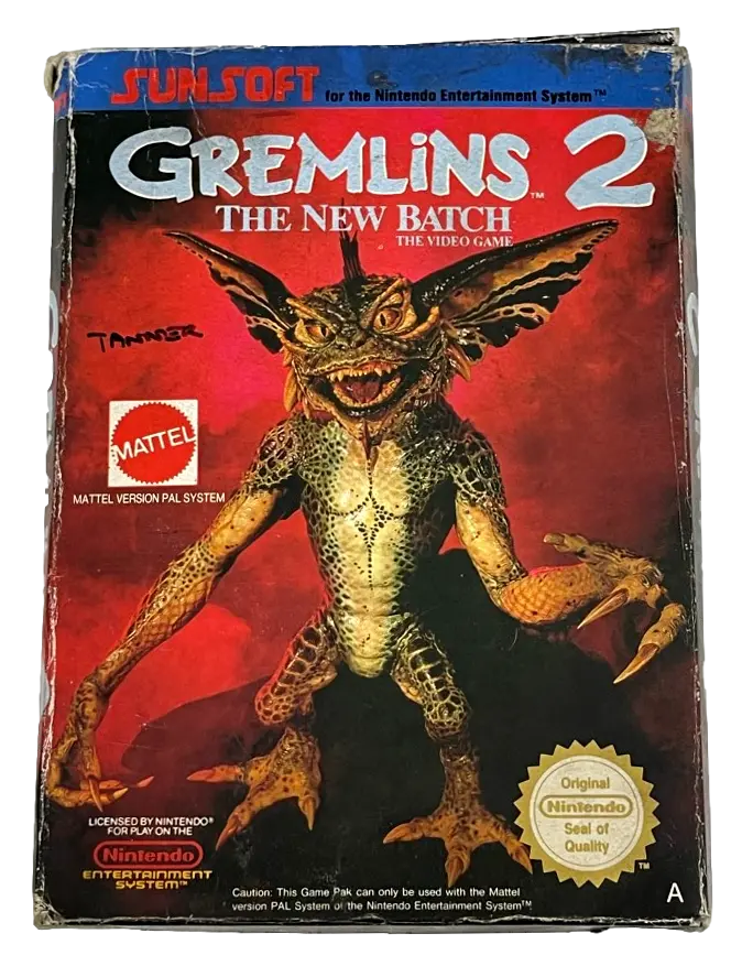 Gremlins 2 The New Batch Nintendo Nes Boxed Pal *No Manual* (Preowned) 1