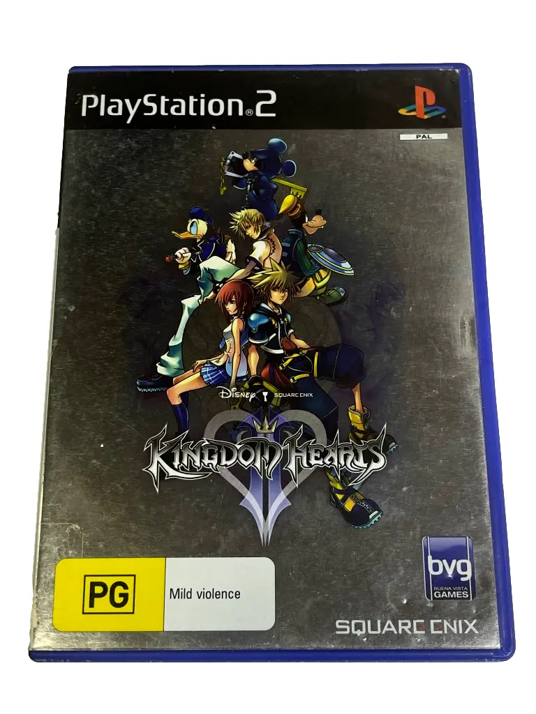 Kingdom Hearts Ii Ps2 Pal *No Manual* (Preowned) 1