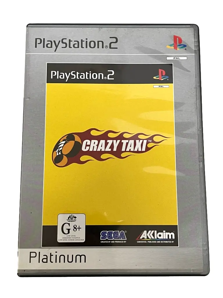Crazy Taxi Ps2 (Platinum) Pal *Complete* (Preowned) 1