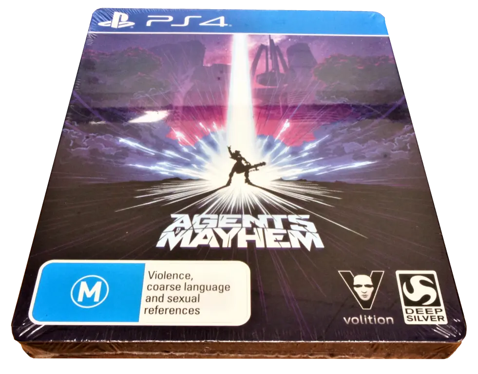 Agents Of Mayhem Steelbook Ps4 Playstation 4 *Sealed* 1