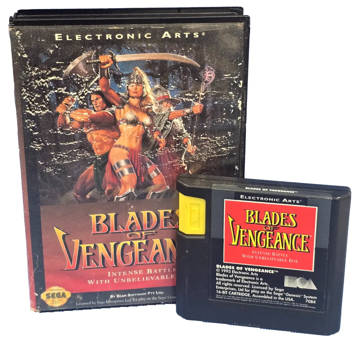 Blades Of Vengeance Sega Mega Drive *No Manual* 1