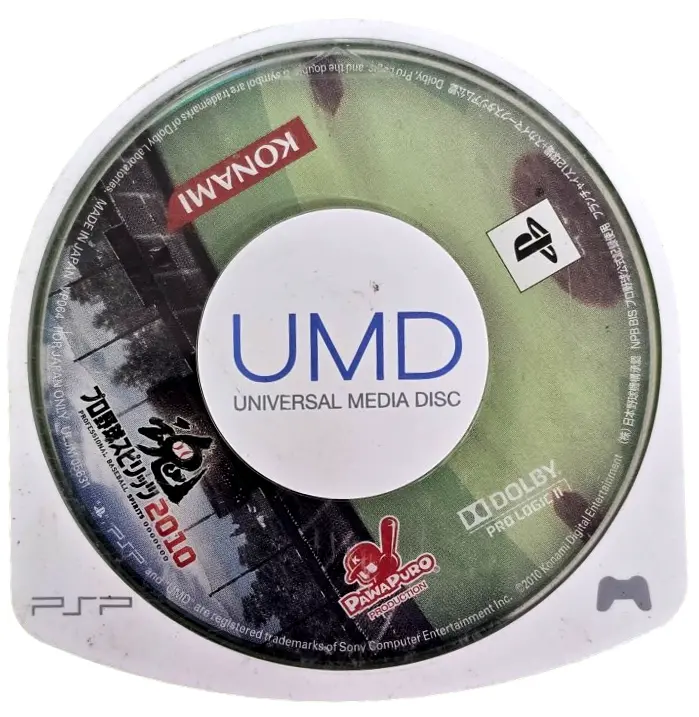 Pro Yakuu Spirits 2010 Baseball Sony Psp Game Disc Only Japan (Preowned) 1
