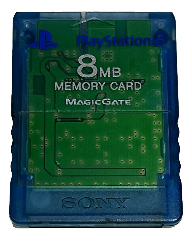 Genuine Blue Magic Gate Ps2 Memory Card Playstation 2 8Mb Sony 1