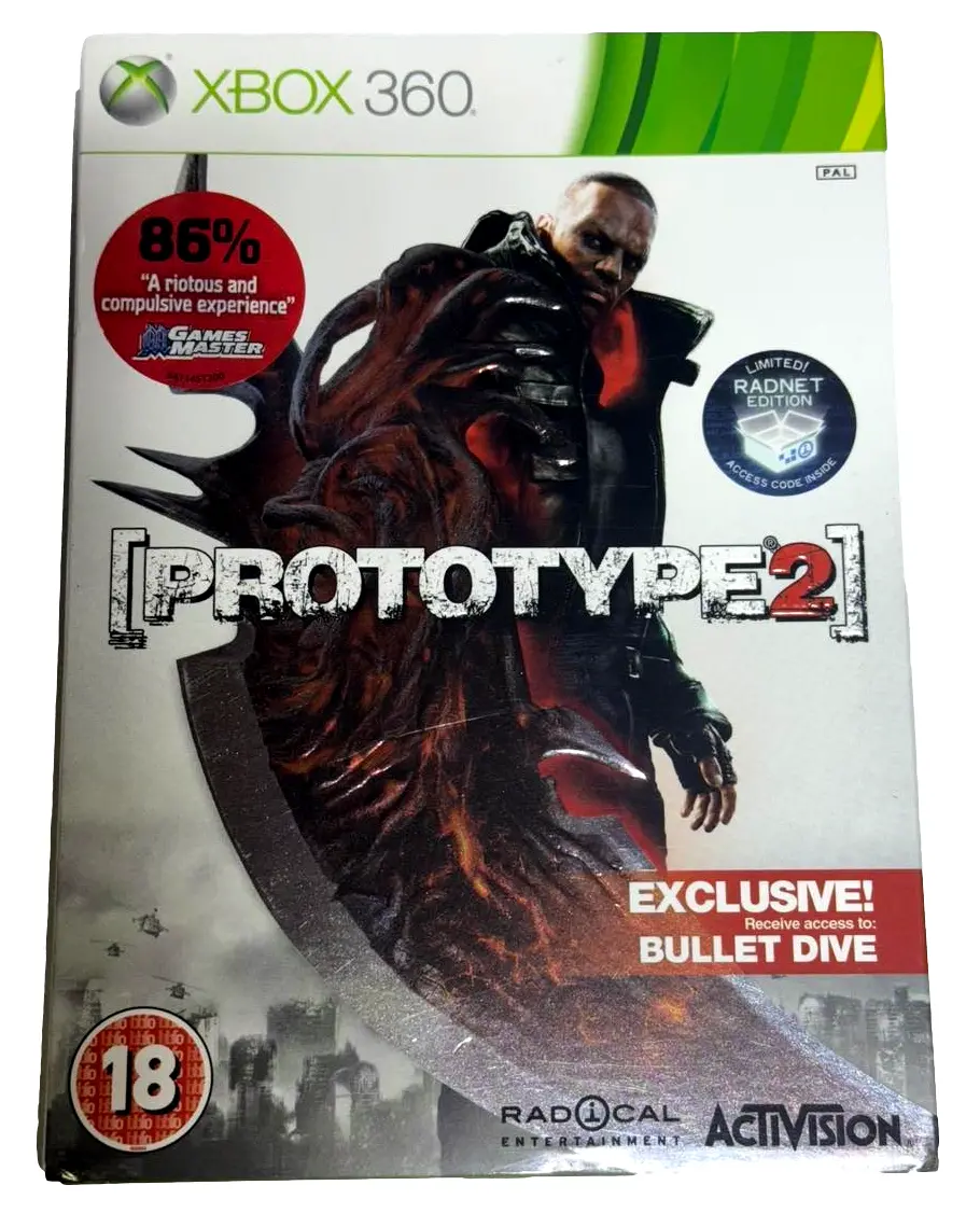 Prototype 2 Xbox 360 Pal With Bonus Cd (Preowned) 1
