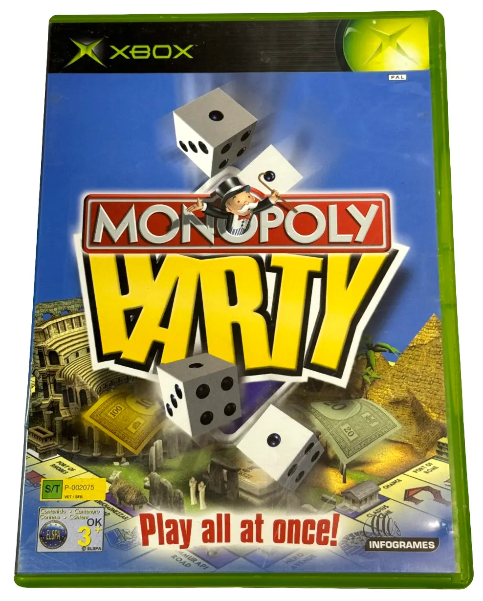 Monopoly Party Xbox Original Pal *Complete* (Preowned) 1