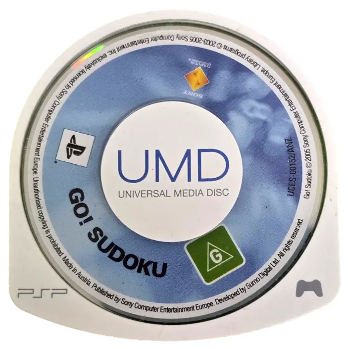 Go! Soduko Psp Game Disc Only (Preowned) 1