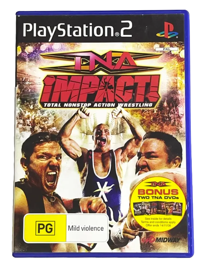 Tna Impact Wrestling Ps2 Pal *No Manual* (Preowned) 1