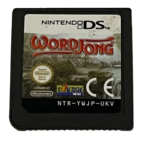 Word Jong Nintendo Ds 2Ds 3Ds Game *Cartridge Only* (Preowned) 1