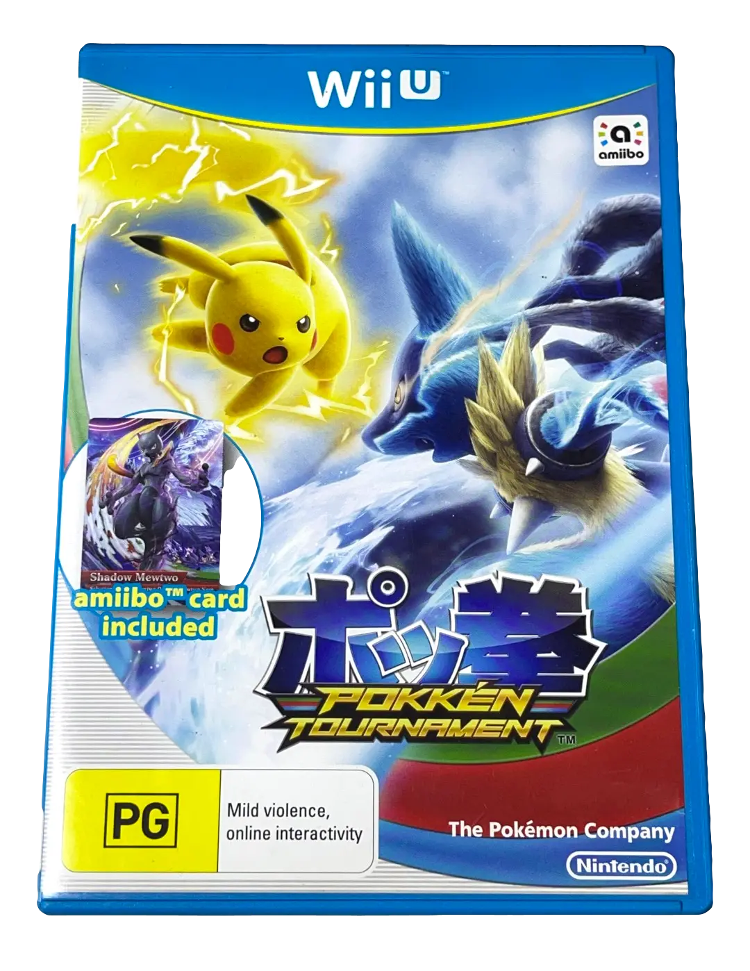 Pokken Tournament Nintendo Wii U Pal *No Card* (Pre-Owned) 1