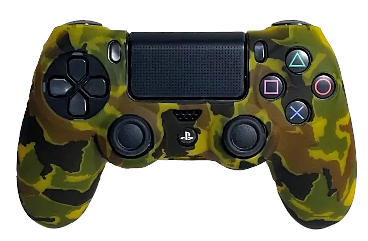 Silicone Cover For Ps4 Controller Case Skin  Yellow Camo 1