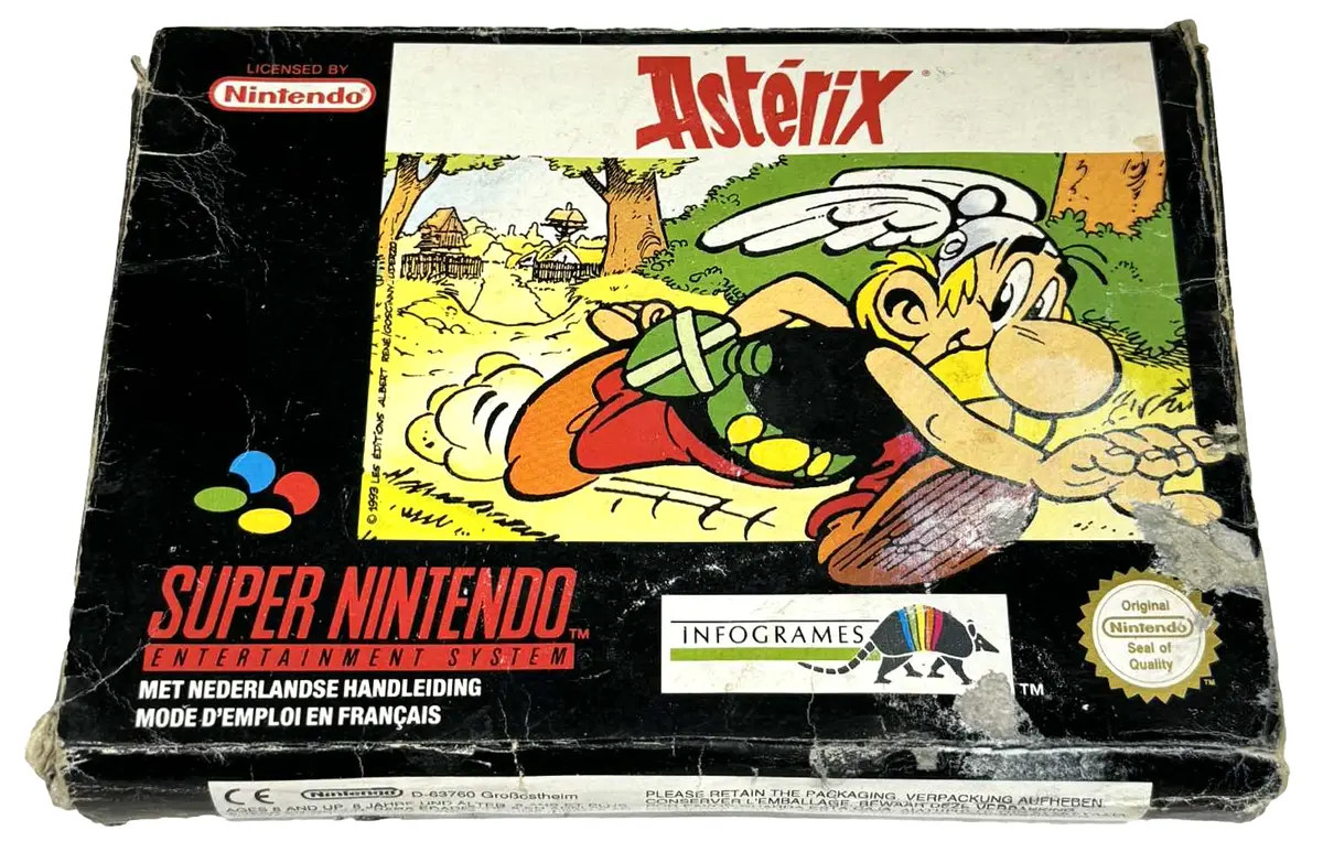 Asterix Nintendo Snes Boxed Pal *Complete* (Preowned) 1
