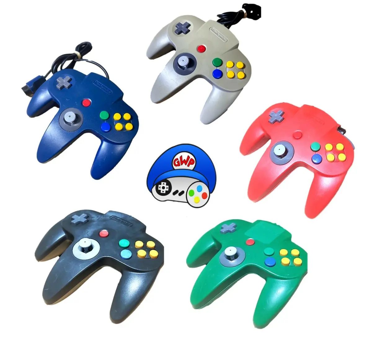Random Genuine Nintendo 64 N64 Controller Refurbed Toggle (B Grade) Original (Preowned) 1