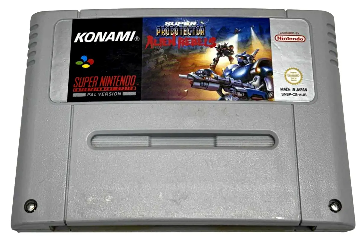 Super Probotector Alien Rebels Super Nintendo Snes Pal (Preowned) 1