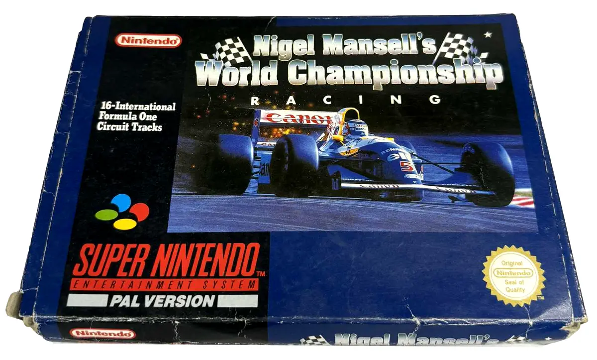 Nigel Mansell's World Championship Super Nintendo Snes Boxed *Complete* Pal (Preowned) 1