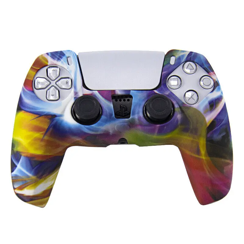Silicone Cover For Ps5 Controller Case Skin - Flash 1