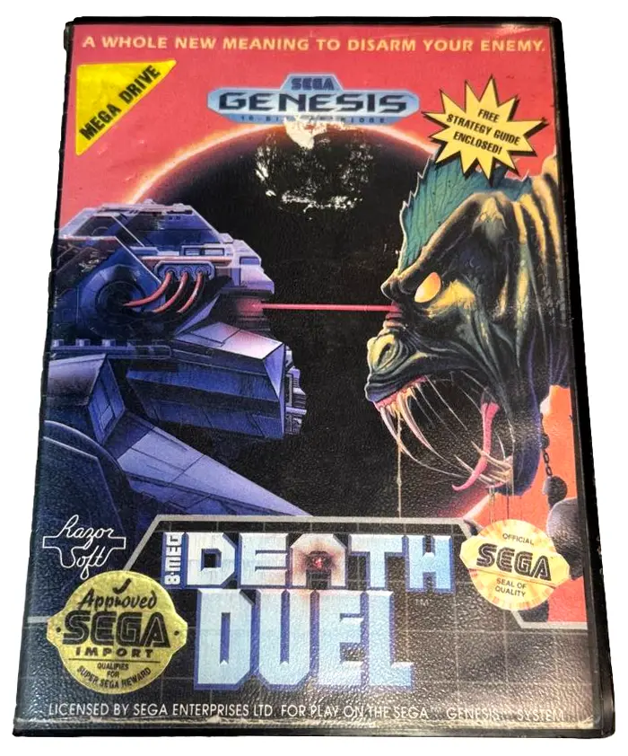 Death Duel Sega Mega Drive *No Manual* Genesis Ex Rental (Preowned) 1