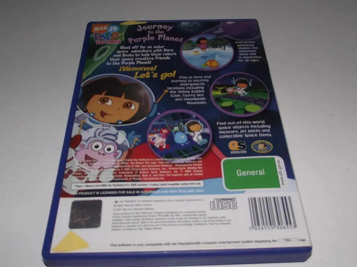 Dora Journey To The Purple Planet Ps2 Pal *Complete* 2