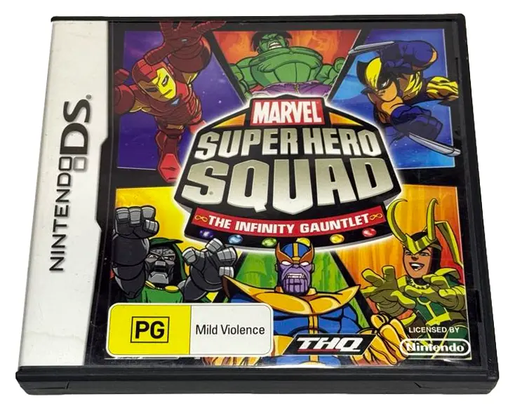 Marvel Super Hero Squad Infinity Gauntlet Nintendo Ds 2Ds 3Ds Game *Complete* (Preowned) 1