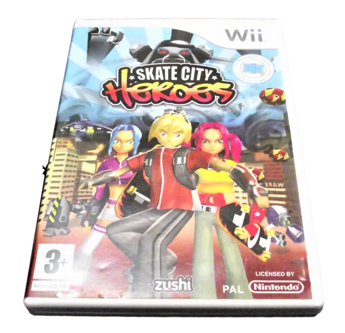 Skate City Heroes Nintendo Wii Pal *Complete*  (Pre-Owned) 1