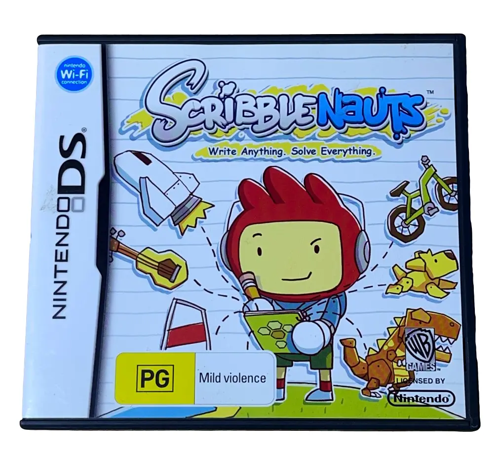 Scribblenauts Nintendo Ds 3Ds Game *No Manual* (Preowned) 1
