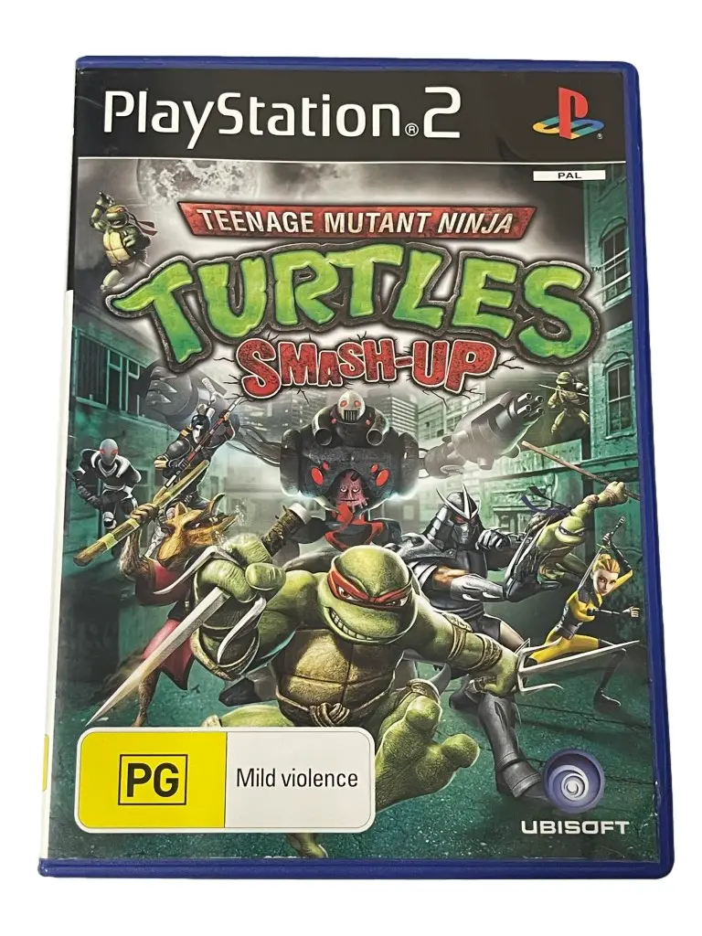 Teenage Mutant Ninja Turtles Smash-Up Sony Ps2 Pal *No Manual* (Preowned) 1