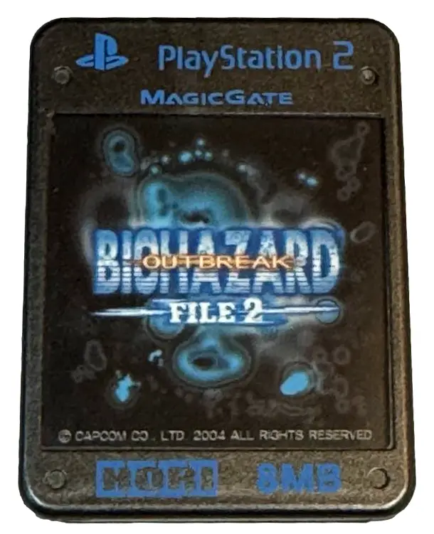 Biohazard Outbreak File 2 Hori Magic Gate Ps2 Memory Card (Resident Evil) (Preowned) 1