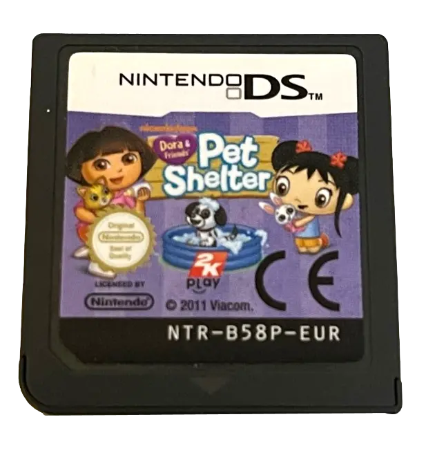 Dora & Friends Pet Shelter Nintendo Ds 2Ds 3Ds Game *Cartridge Only (Preowned) 1