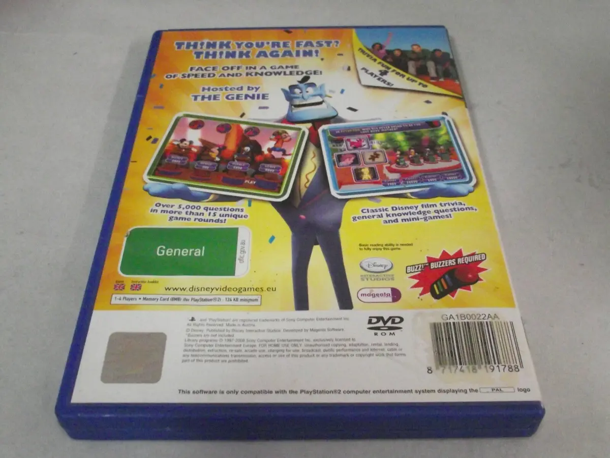 Buzz Ps2 Playstation 2 Ultimate Selection Pal Games Buzz Junior (Preowned) 13