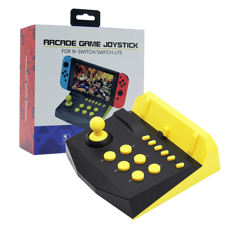 Gwp Yellow Arcade Game Style Joystick Rocker For Nswitch/Nswitch Lite *New* (Preowned) 1