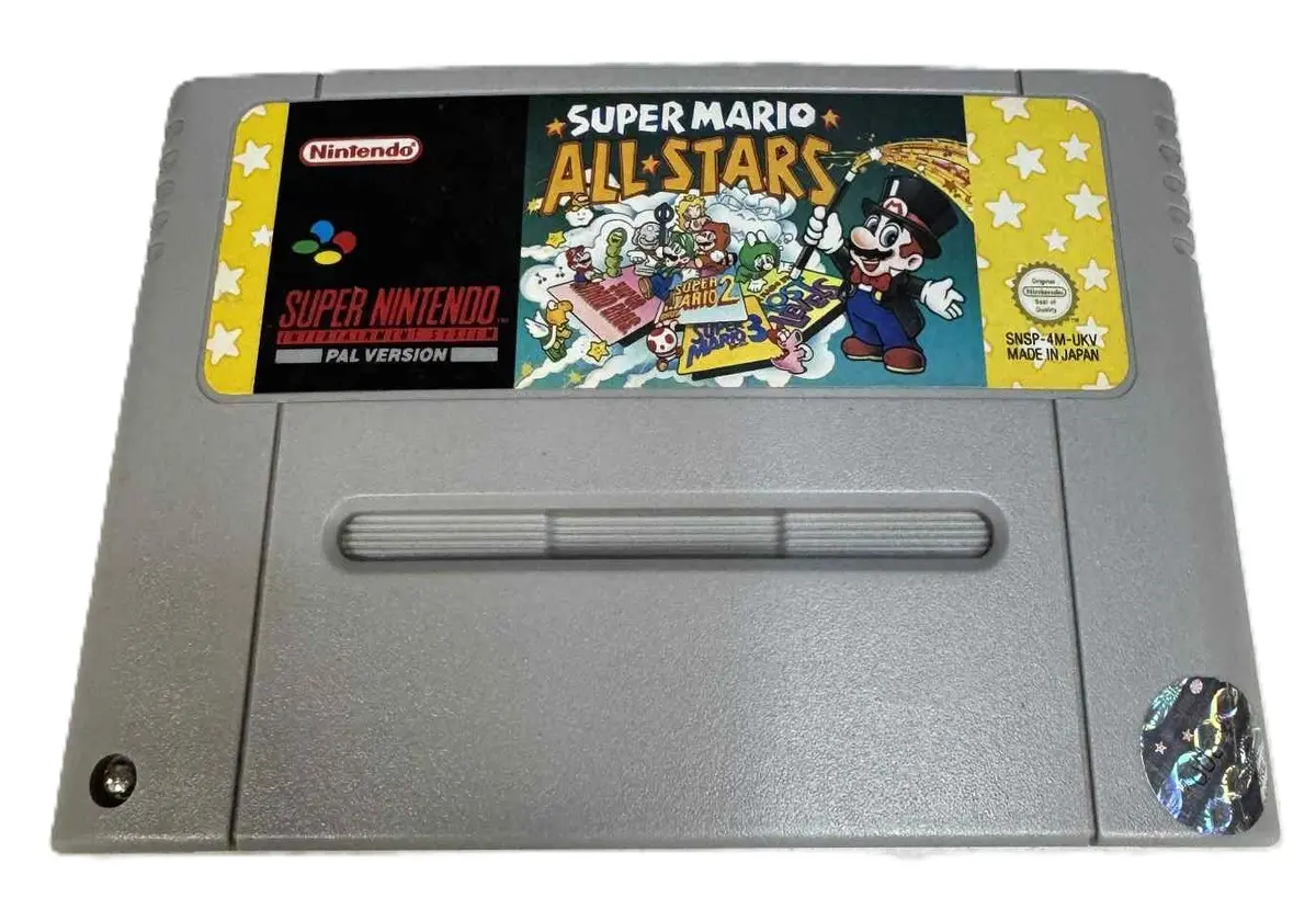 Super Mario All-Stars Super Nintendo Snes Pal *New Save Battery* #6 (Preowned) 1