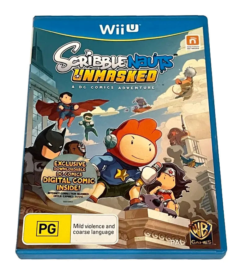 Scribblenauts Unmasked Nintendo Wii U Pal (Preowned) 1