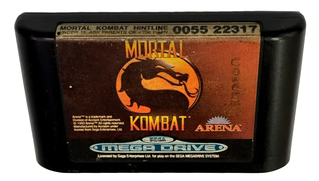 Mortal Kombat Sega Mega Drive *Cartridge Only* #3 (Preowned) 1