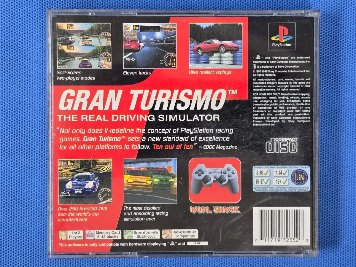 Gran Turismo Ps1 Ps2 Ps3 Pal *Complete* Playstation (Preowned) 2