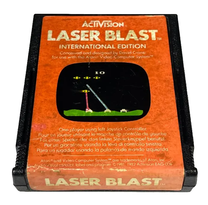 Laser Blast Atari 2600 *Cartridge Only* #1 (Pre-Owned) 1