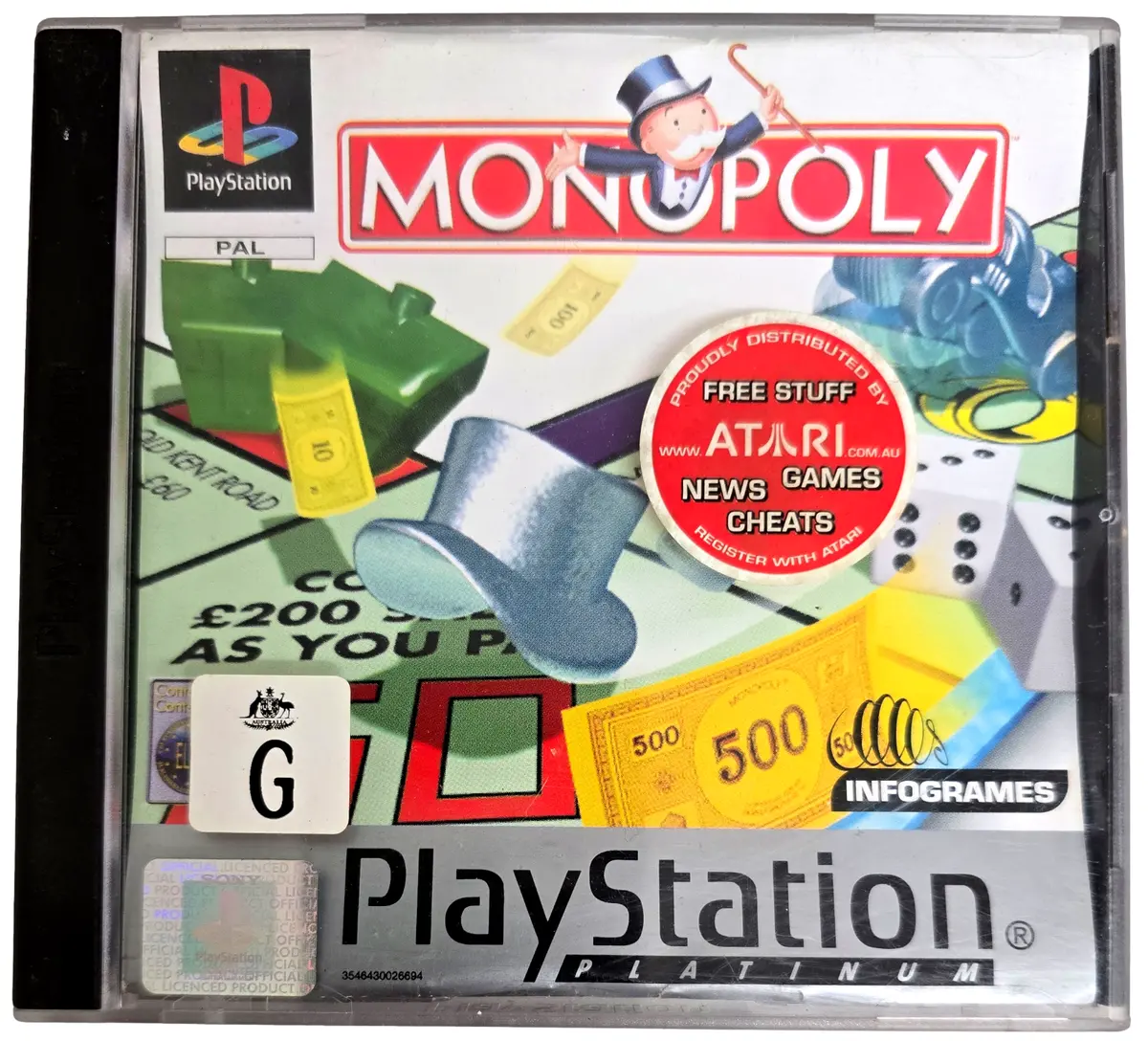 Monopoly Ps1 Ps2 Ps3 Pal *Complete* (Preowned) 1