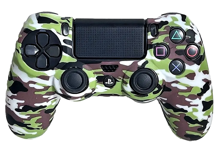 Silicone Cover For Ps4 Controller Case Skin  White Camo 1