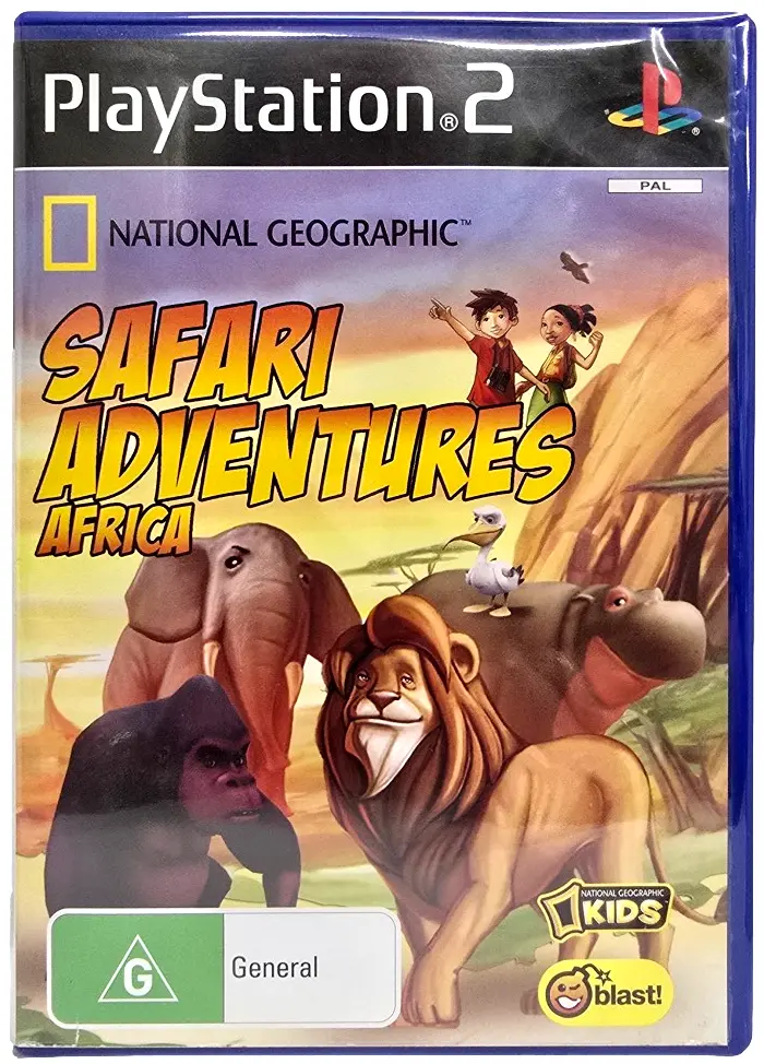 National Geographic's Safari Adventure Africa Ps2 Pal *Complete* (Preowned) 1