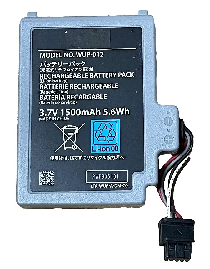 Replacement Battery For Nintendo Wii U Gamepad Controller 1500Mah 3.7V Game Pad 1