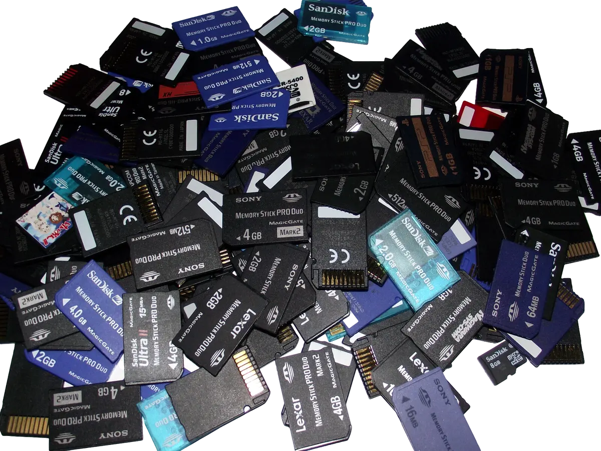 Genuine Psp Memory Stick Pro Duo Card Random Selection Sony Lexar Cybershot Etc 1
