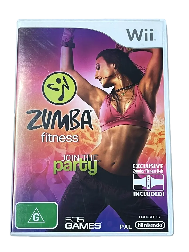 Zumba Fitness Nintendo Wii Pal *Complete*  (Preowned) 1