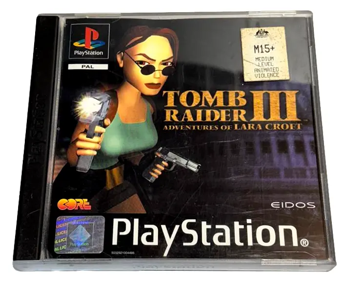 Tomb Raider Iii Ps1 Ps2 Ps3 Pal *Complete* (Preowned) 1