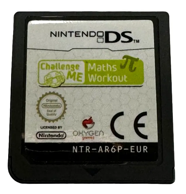 Challenge Me Maths Workout Nintendo Ds 2Ds 3Ds *Cartridge Only* (Preowned) 1