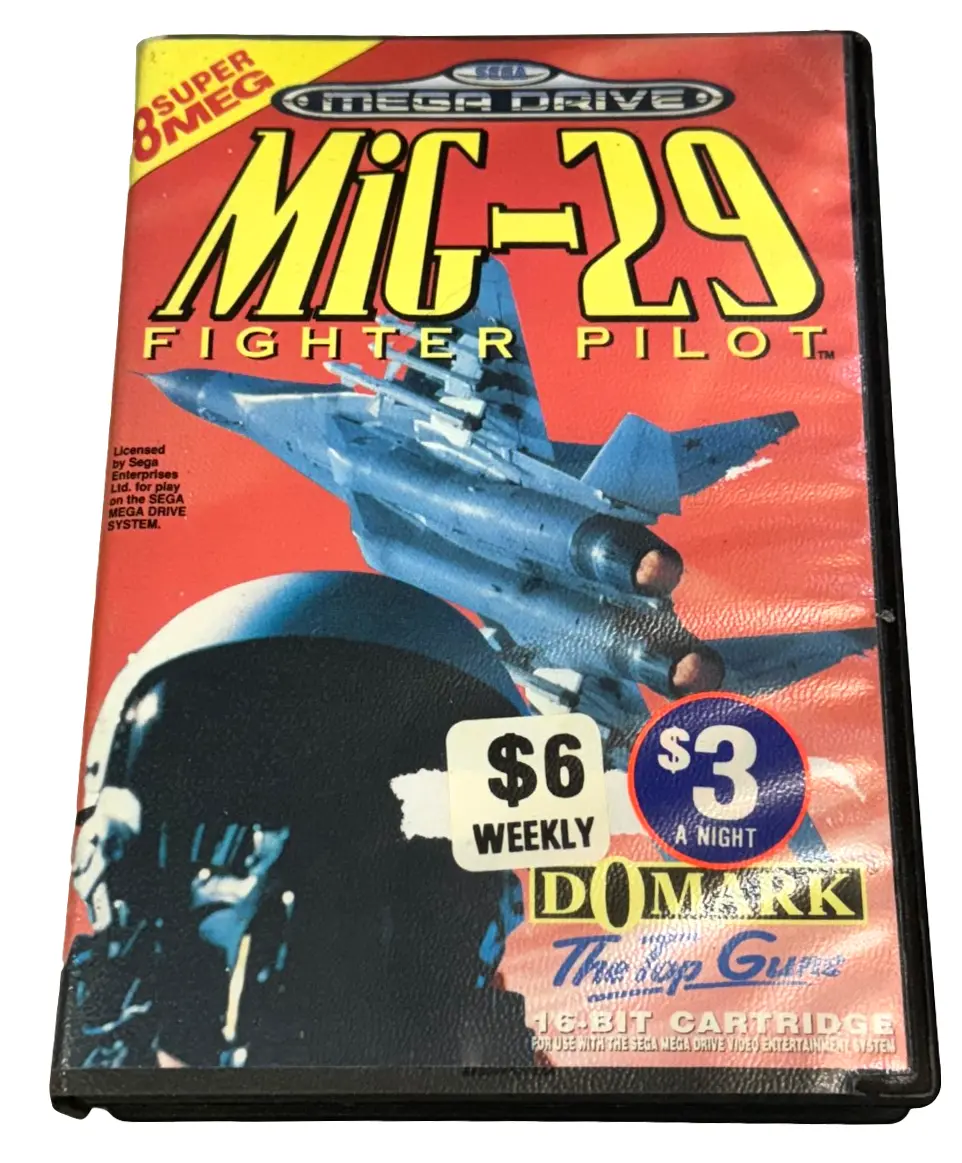 Mig-29 Fighter Pilot Sega Mega Drive *Complete* (Ex Rental) (Preowned) 1