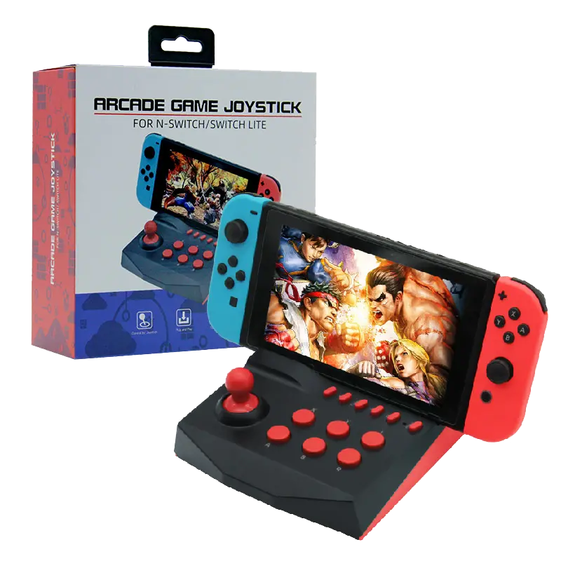 Red Arcade Game Style Joystick Rocker Stick For N-Switch/N-Switch Lite *New* 1