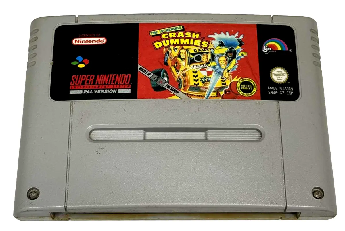 The Incredible Crash Dummies Super Nintendo Snes Pal (Preowned) 1