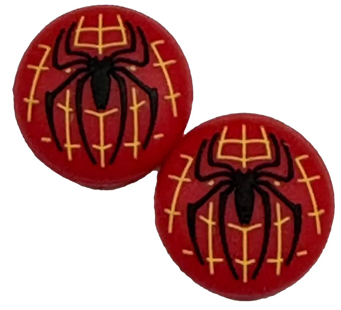 Thumb Grips X 2 For Ps4 Ps5 Xboxone Xbox Series Toggle Cover Cap Spiderman Web 1